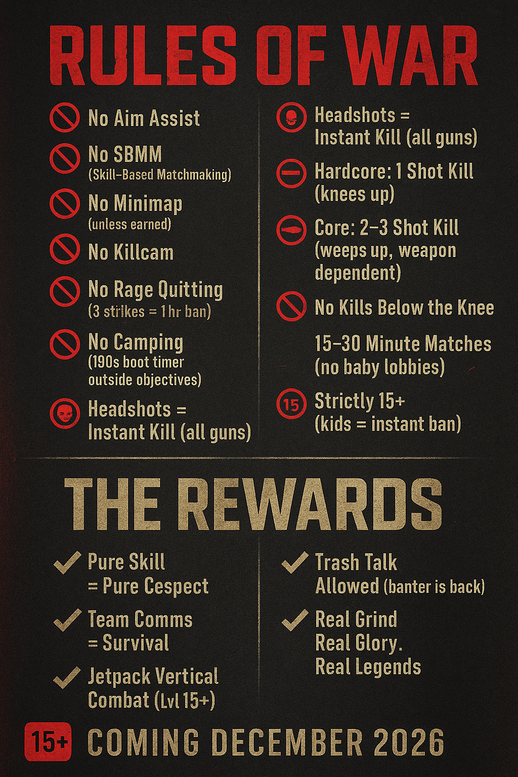 Rules of War Poster